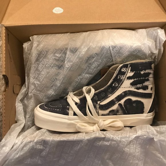 VANS NEW IN BOX $120 RETAIL Denim Canvas Sneaker Mens 6 W 7.5 - Picture 2 of 13